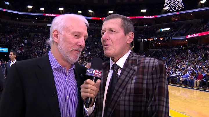 Greg Popovich Welcomes Craig Sager Back to the Sid...