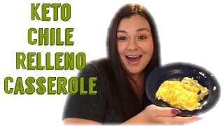 Keto\/low carb Chile Relleno Casserole | SO EASY \& SO GOOD