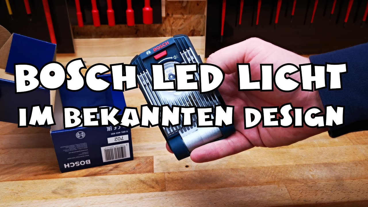 Bosch Professional GLI Vari YouTube LED Leuchte Akku 