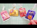 Paper diy | 手作り工作 サンリオ お菓子 スクイーズ バッグ | Home made Sanrio Squishy Snacks bag 💗 asmr tutorial