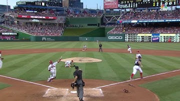 PHI@WSH: Ruiz starts 2-6-3 double play to end the 4th