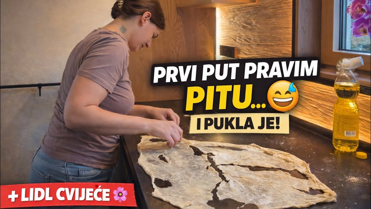 VLOG | Ne znam napraviti pitu 😅 Kupila sam svo cvijeće u LIDLU 🌷