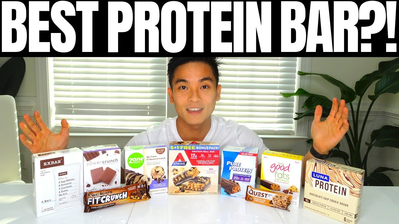 HEALTHY FOOD SNACK REVIEW Best Chocolate Chip Cookie Dough Protein Bar ...