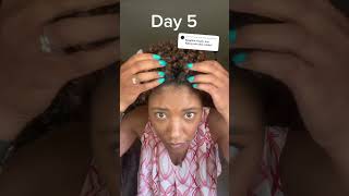 Did I get flaking with this combo? #naturalhair