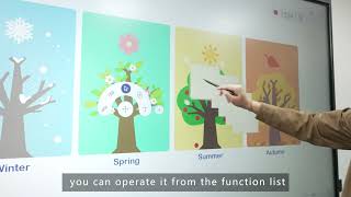 Optoma Creative Touch  IFP Tutorial (3):How to use sticky notes within Optoma whiteboard