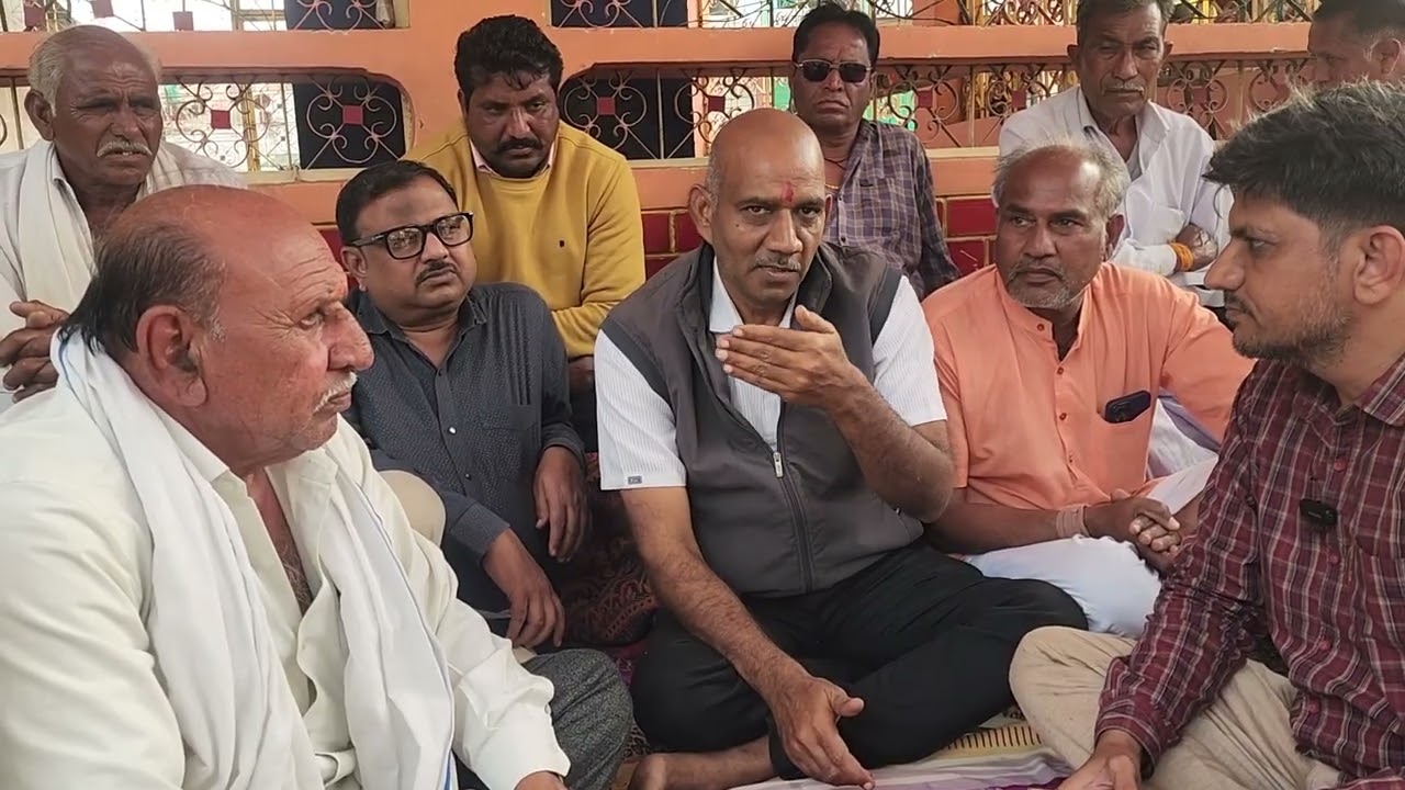 खरगोन से किसान नेता पहुंचे |NH347B बायपास पर खुली चर्चा और खुला समर्थन  ग्राम वासियों का संघर्ष जारी