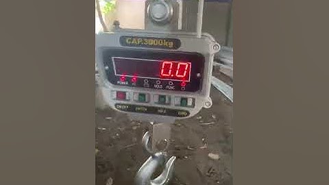 HƯỚNG DẪN SỬ DỤNG CÂN TREO MÓC CẨU OCS-XZ KẾT NỐI WIFI MÀN HÌNH PHỤ IN PHIẾU CÂN