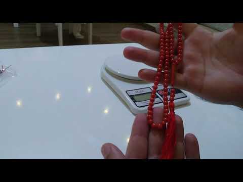 سبحة مرجان تونسي طبيعي ملكي من النوادر فاخره الذهب الأحمر للمزيد اتصل عبر الواتس آب 966533647137