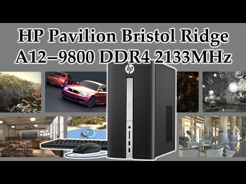 HP Pavilion A12-9800 OEM Bristol Ridge benchmark results