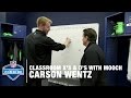 Carson Wentz (North Dakota St., QB) Chalkboard Session | 2016 NFL Combine Primetime