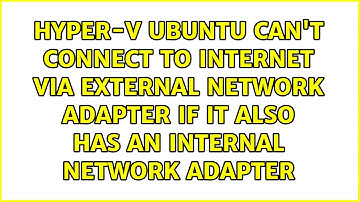 Hyper-V Ubuntu can