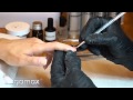 Cobertura de uñas naturales con gel y aplicación del gel de color (metodo gamax)