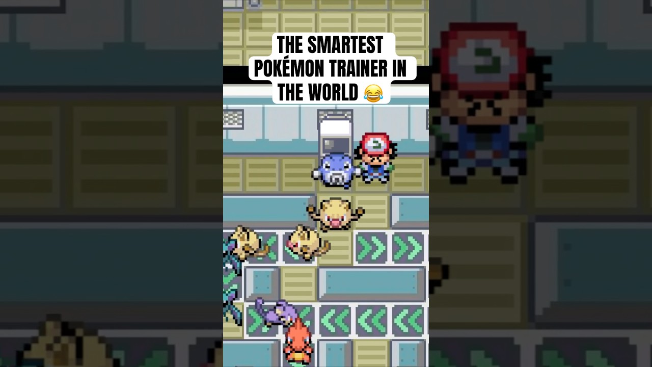 The smartest Pokemon trainer in the world 😂 