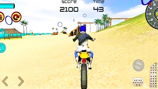 Motocross Bike Beach Island Racing - Super High Jumping Stunt Game | Bike Games - Android Gameplay screenshot 5