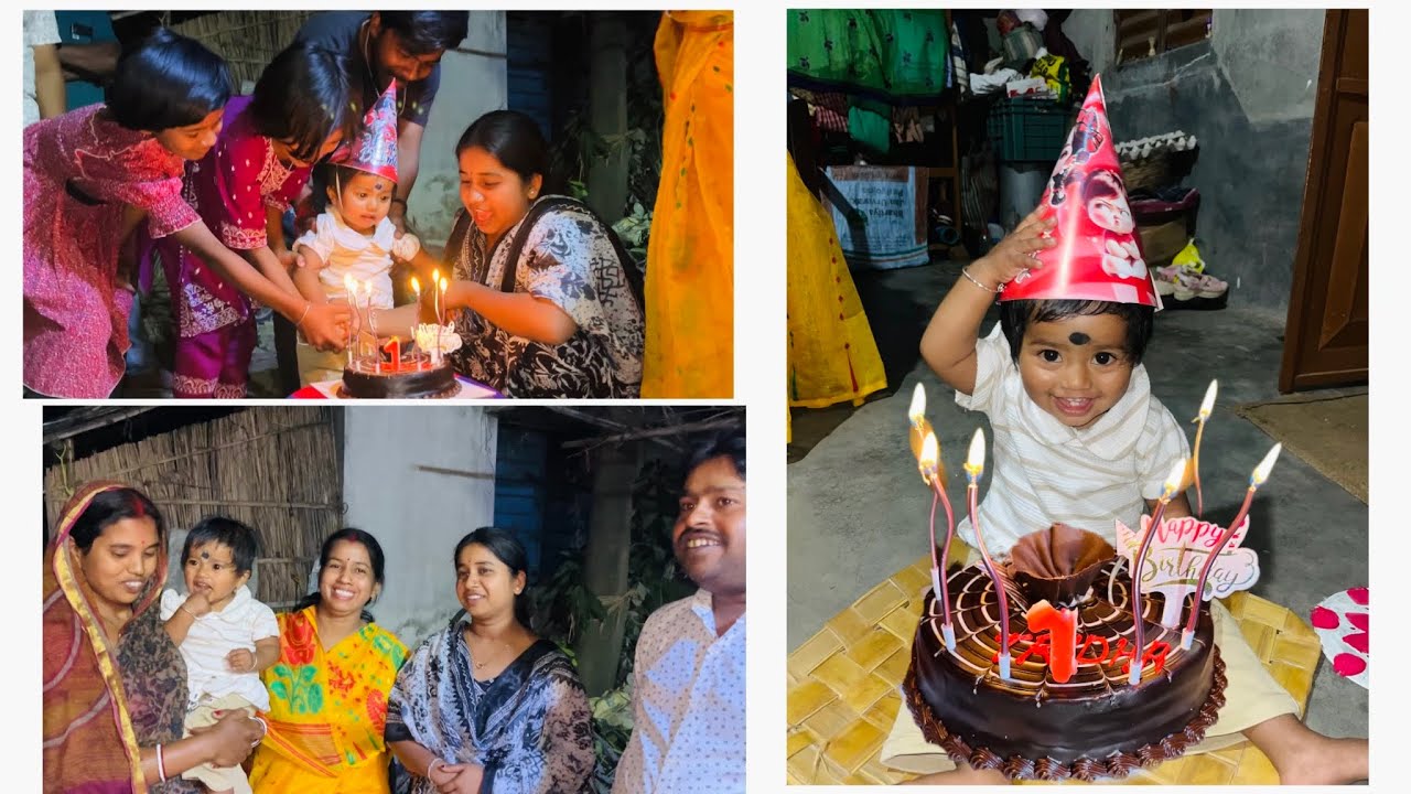 আমাদের ছোট্ট তৃধার এক বছর জন্মদিন কিভাবে পালন হলো দেখুন