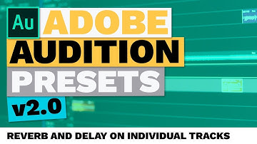 Enabling Reverb and Delay on Individual Voice Tracks (Adobe Audition Presets)