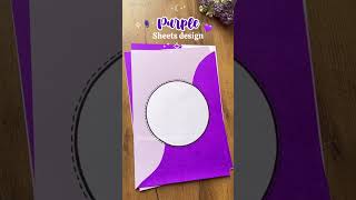 purple theme project #creativemahak #project #youtube #ytviral #ytshorts