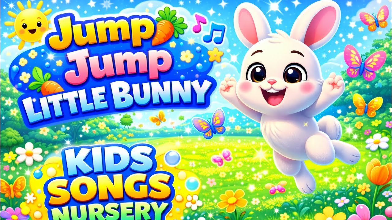 Jump Jump Little Bunny 🐰 | Fun Kids Song | Nursery Rhymes for Kids ...