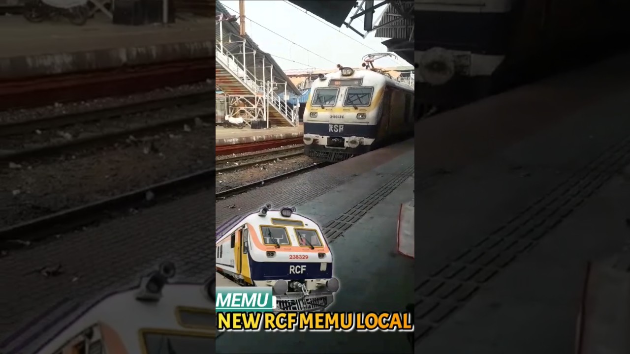 NEW MEMU local Rake made by RCF🚆| Indian Railways |