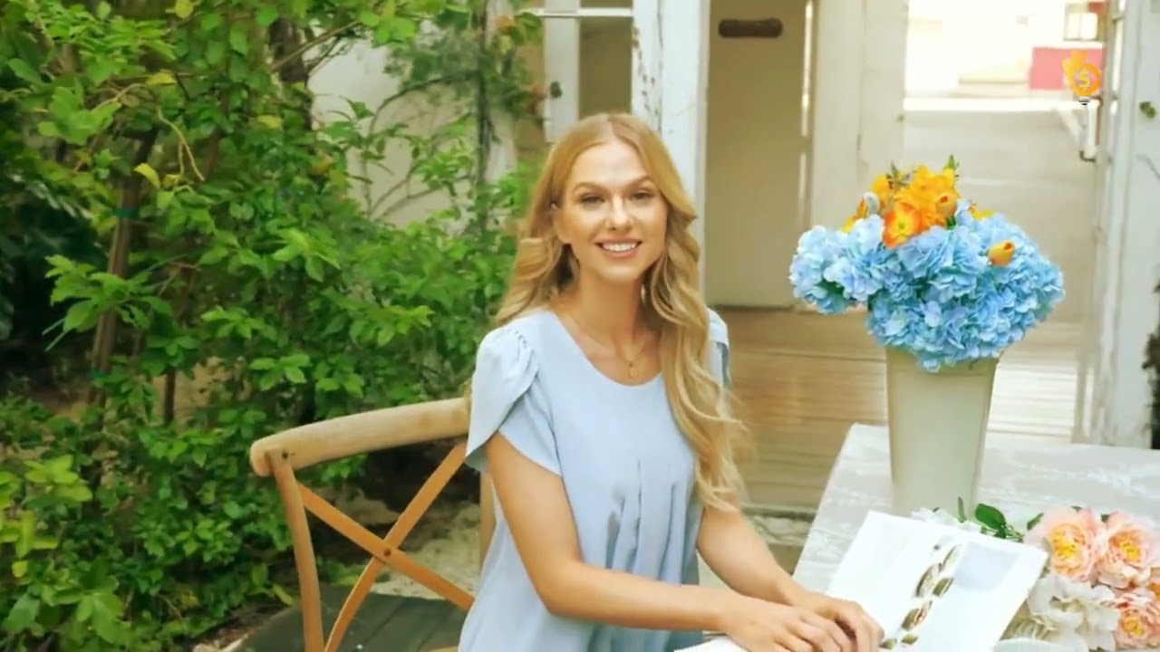 Bestbee Womens Dressy Chiffon Blouses Crew Neck Petal Short Sleeve Shirts