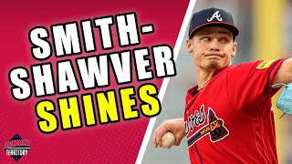 AJ Smith-Shawver Flirts with No-Hitter in Atlanta Braves Win Over Cincinnati Reds