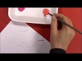 Acrylic painting for beginners  secret to painting a straight line