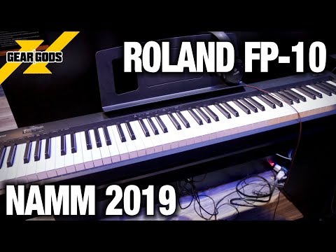 NAMM 2019 - ROLAND'S New FP-10 Keyboard! | GEAR GODS