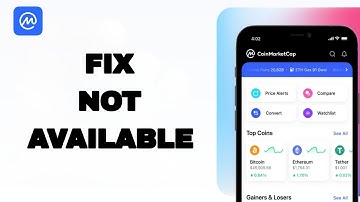 How To Fix And Solve Not Available On CoinMarketCap App | Final Solution