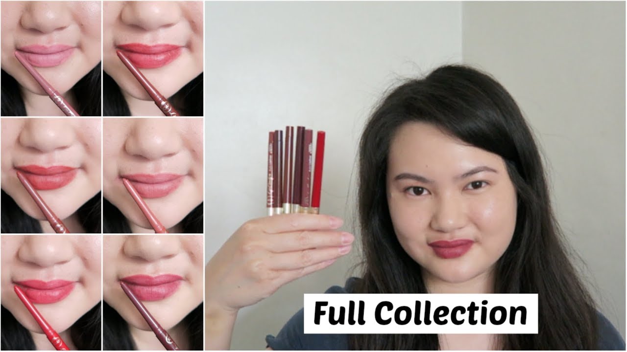 Joah Lip Candy Auto Lip Liner Full Collection (6 Colors ) Review + Swatches + Try On | Tracey Violet