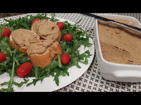 Паштет  из куриной печени. Классический  рецепт.