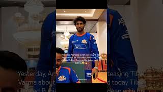 Arshdeep was teasing Tilak about skin colour & today Tilak silenced PBKS Arshdeep with his batting.🤣