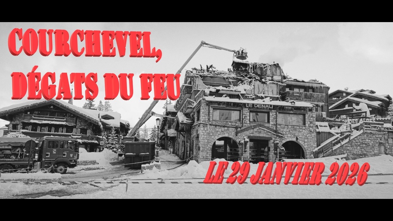 Courchevel : Interventions suite à l'incendie, un clin d’œil à nos soldats du feu