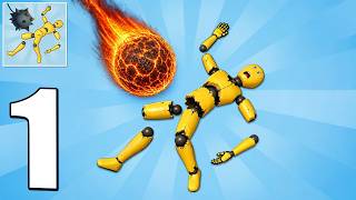 Ragdoll Break &amp; Smash Game - Gameplay Walkthrough Part 1  - Hit and Break Ragdoll (Android,iOS)