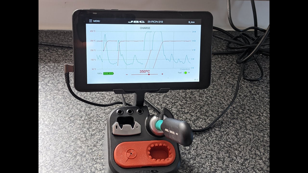JBC BIron 210 Battery Soldering Station Review YouTube
