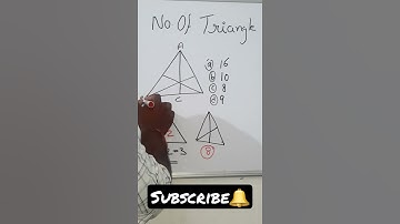 counting of Triangles|Counting of figures|Number of triangles#shorts #trending #ssc #sscgd
