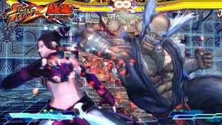 Heihachi Mishima SUPER ARTS against Juri | Street Fighter X Tekken | Street Fighter X Tekken Mods screenshot 5