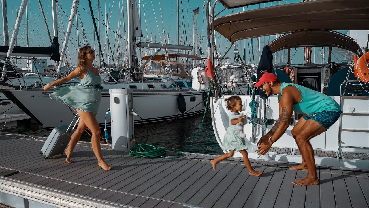 THE GIRLS ARE BACK  🤩 Sailing Family Vlog