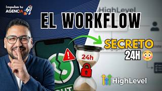 La bendita ventana de 24h de WhatsApp API ⚠️ Workflow en GoHighLevel para NO perder leads screenshot 1