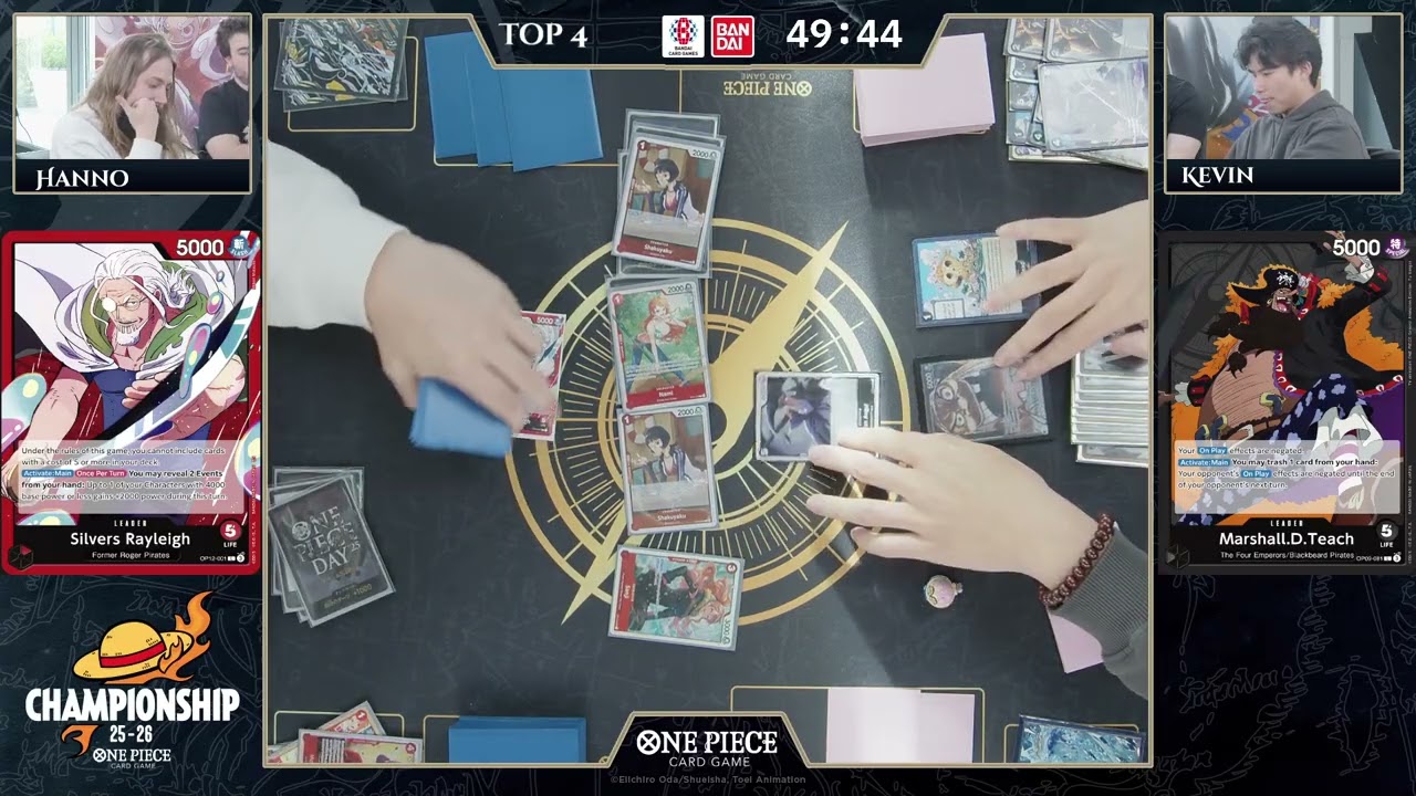 One Piece TCG | Региональные соревнования в Бонне 2025 | Ханно (Рэйли) против Кевина (Тич) | ТОП-4