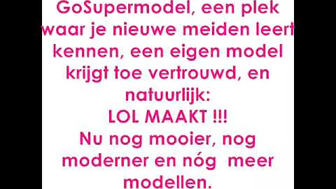 GoSupermodel GoTube clip A.U.B klikken :')