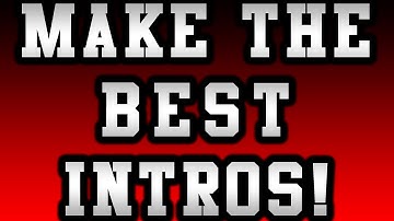How To Make An Intro For Youtube Videos With Sony Vegas 2016! (2D) Intro 2D Tutorial!