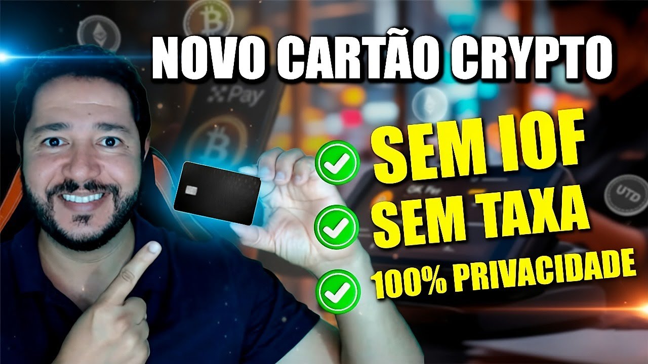 NOVO CARTÃO CRIPTO: SEM IOF, SEM TAXAS e com PRIVACIDADE (Tutorial OKX PAY)  - YouTube