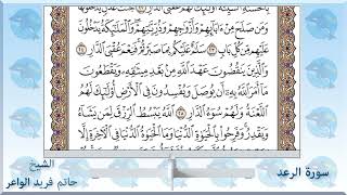 سورة الرعد الشيخ حاتم فريد