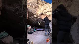 Shaken not Stirred (V12) | Hueco Tanks Bouldering