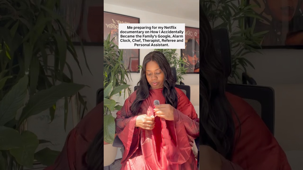 Me preparing for my Netflix documentary on how I accidentally became…