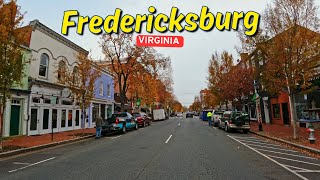 Driving Through Fredericksburg Virginia