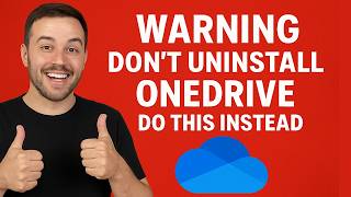 ❌ Don't Uninstall OneDrive - Do This Instead! ❌