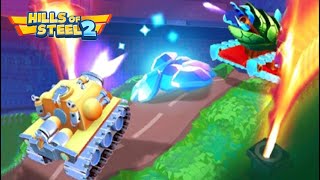 HILLS OF STEEL 2 : GEM DUEL - WIN BATTLE AND COLLECT GEMS - TANK MORTY VS ALL TANKS