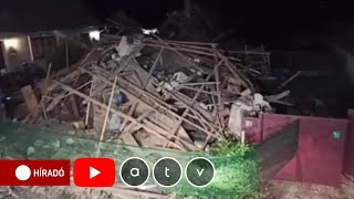 Gázrobbanás miatt dőlhetett össze egy hajdúböszörményi ház, forgatás közben megtámadták stábunkat