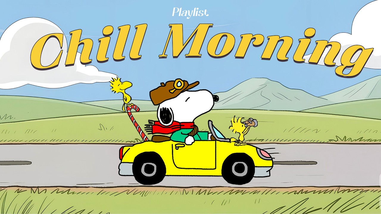 Playlist | 스누피와 함께하는 차분한 아침 드라이브 🚗 평화로운 시작을 위한 편안한 음악 | Morning Jazz